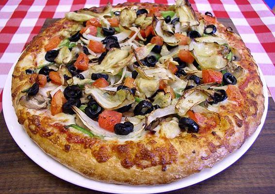 Domáca pizza výplň: recepty s fotografiami