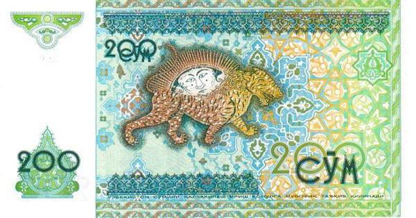 Uzbecké peniaze. História, popis a kurz