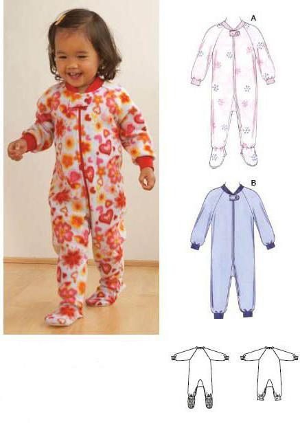 Vzor pre detskú pyžamu pre chlapcov a dievčatá: popis, schéma a odporúčania